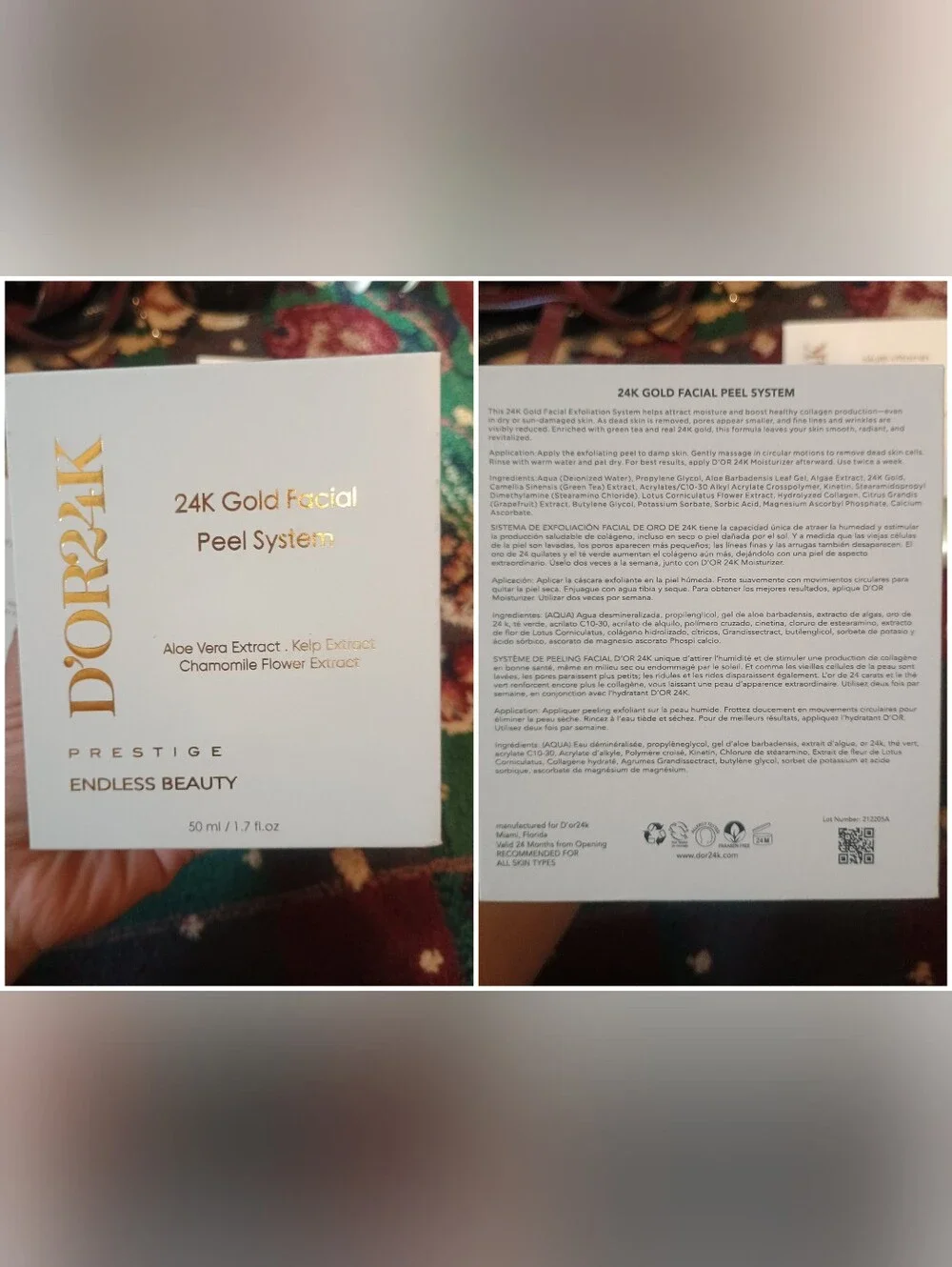 D'OR24K Set Prestige Endless Beauty Skincare Set — ALL NEW RETAIL $885 ALL 3